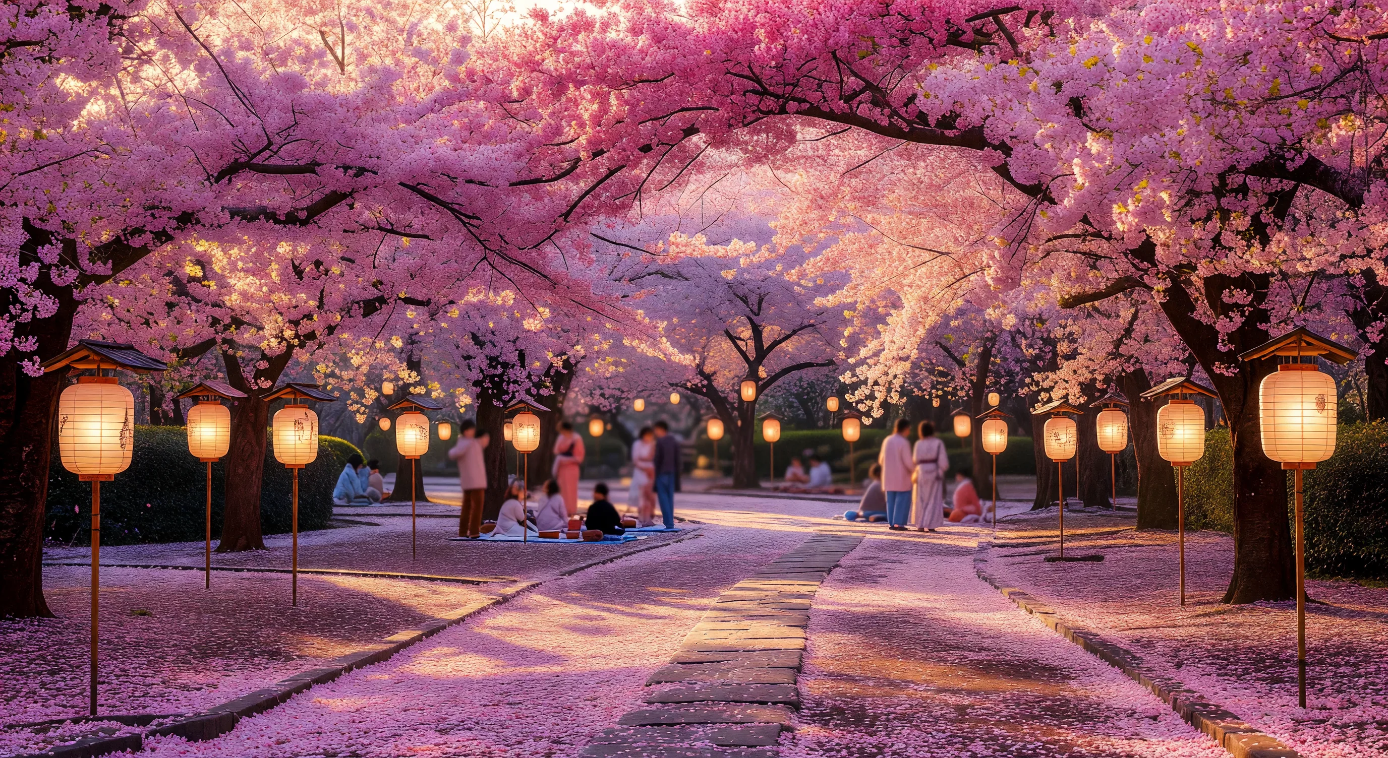 Hanami at Ueno Park Tokyo
