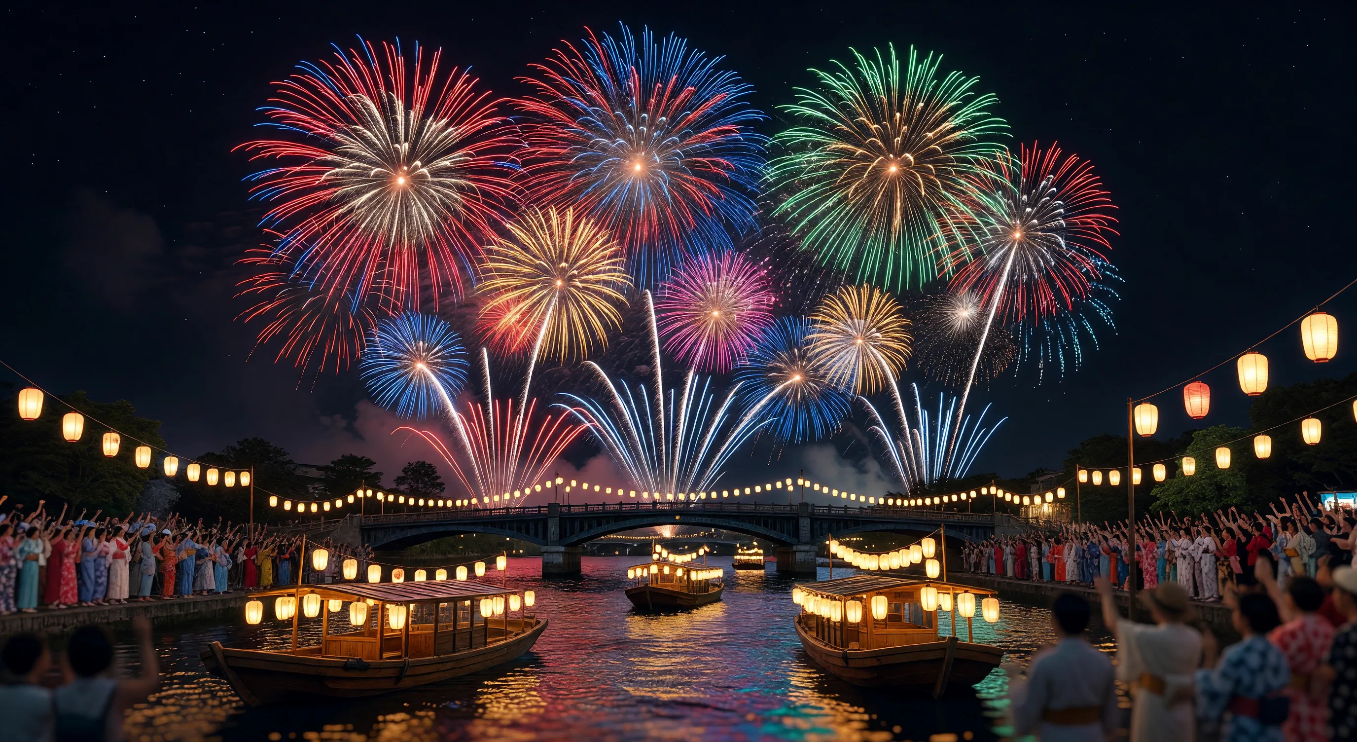 Tokyo fireworks photography